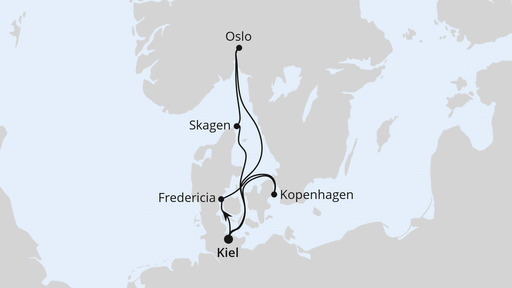 Skandinavien mit Oslo